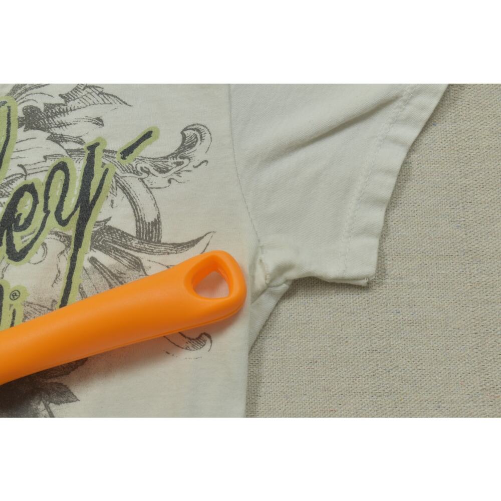 Harley-Davidson Women's Small White Short Sleeve T-Shirt Bud's Evansville IN - Picture 4 of 8